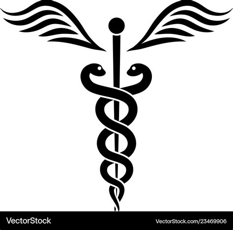 the rod of asclepius symbol.